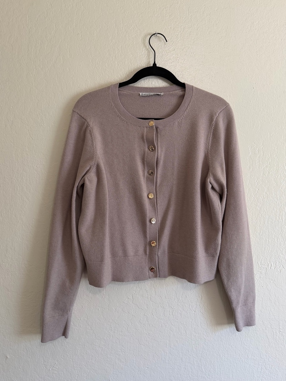 Abercrombie & Fitch Taupe Button-Front Women’s Cardigan